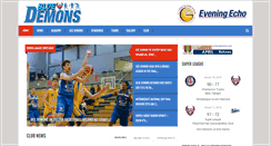 Desktop Screenshot of bluedemonsbc.com